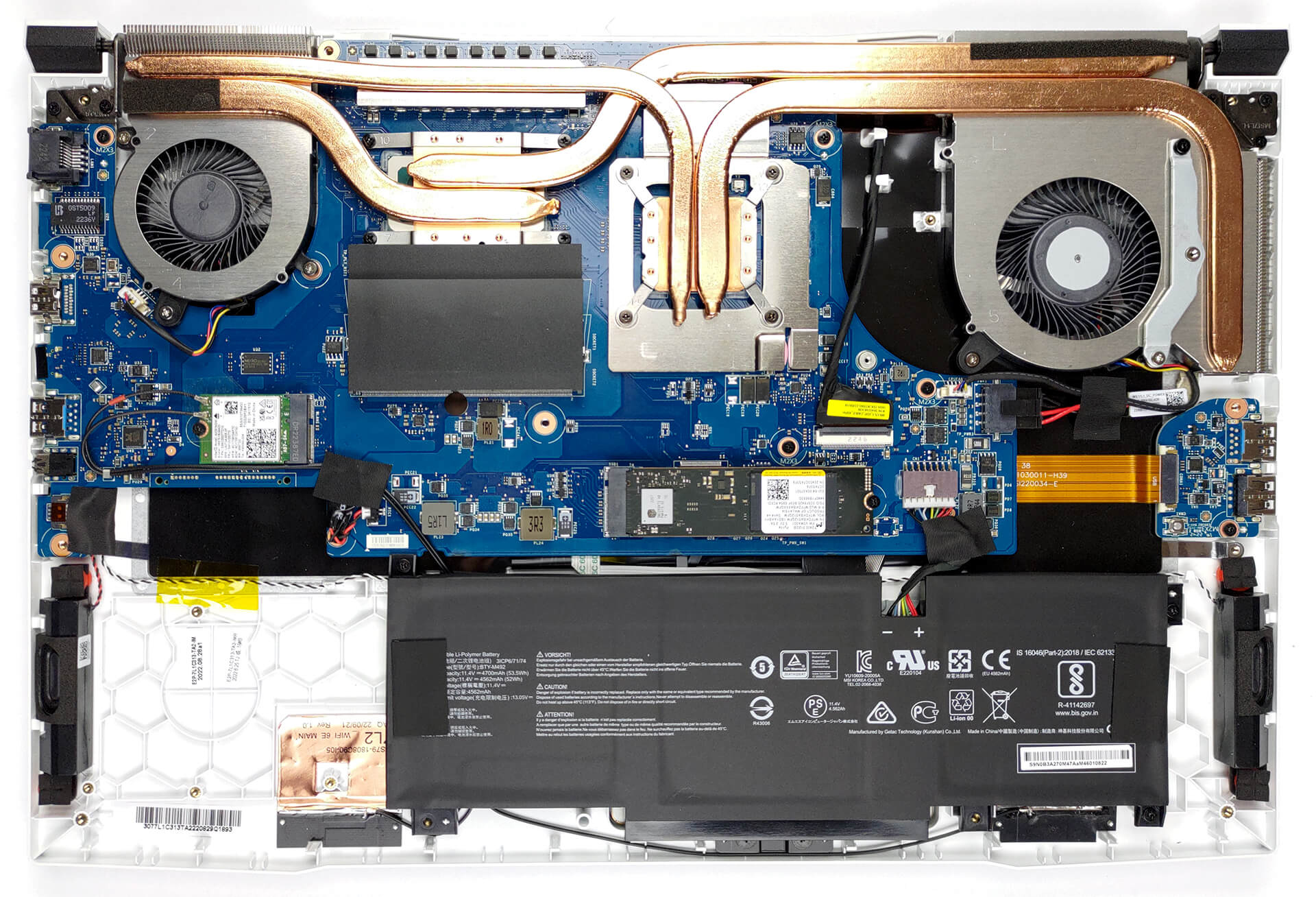 How to replace and fix MSI Prestige 15 A12UD MS-16S8 GPU Fan original (MSI Sword 17 (A12UD))